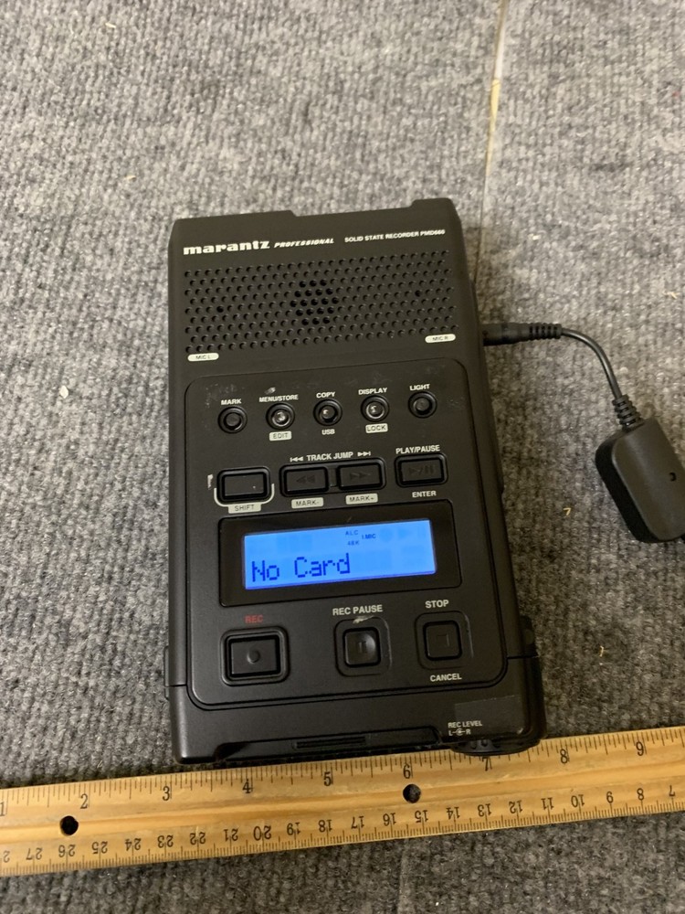 Marantz Professional PMD660 Solid-State Digital Audio Recorder (Unit Only)