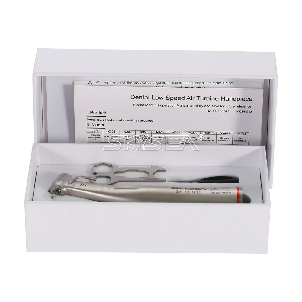 Dental Electric 1:5 Contra Angle Increasing Handpiece External Cooling E-type dk