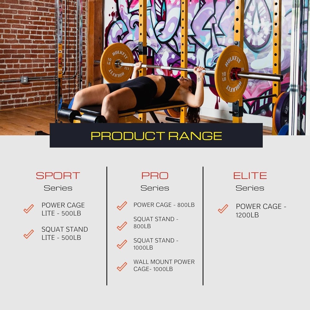 HULKFIT MULTI-FUNCTIONAL ADJUSTABLE PRO SERIES - YELLOW