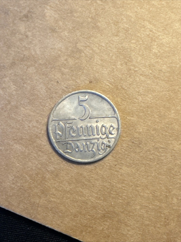 1928 Danzig 5 Pfennig PE