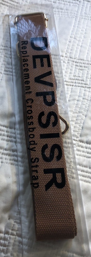 DEVPSISR Replacement Strap Brown in excellent condition. New with tags.