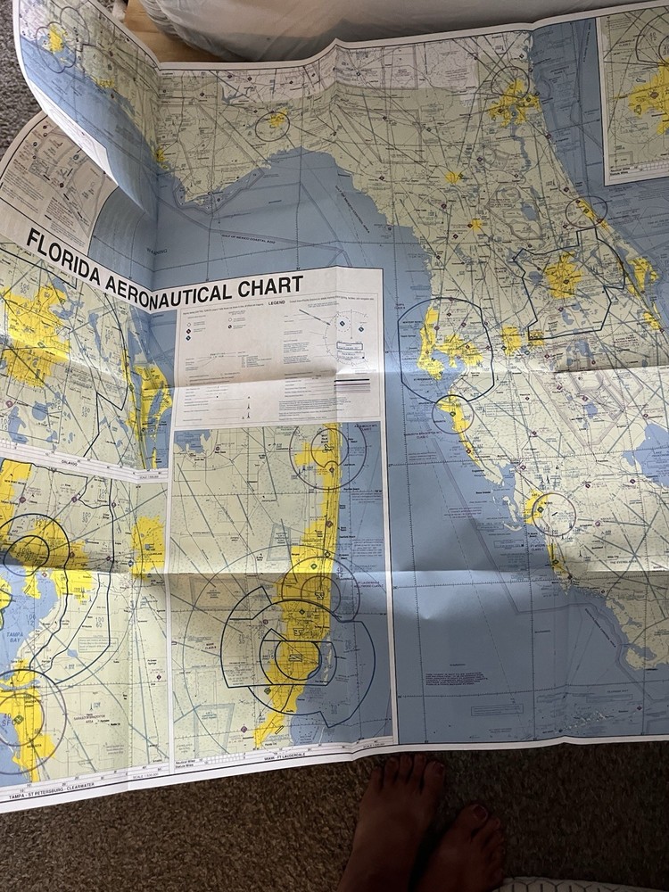 1996 - 1997 Florida Aeronautical Chart VG
