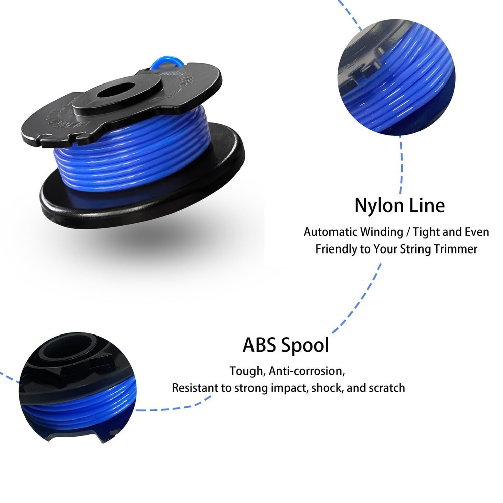 Hart Spools .065 6 Pack For Auto Feed Trimmers fits all HART string trimmers
