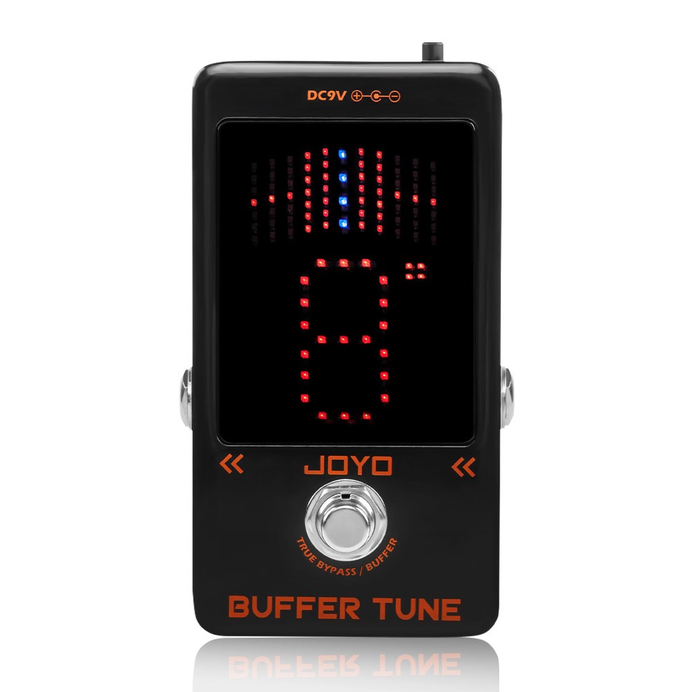 JOYO Buffer Tuner Pedal Built-in Buffer with Accurate Tuning and LED Screen