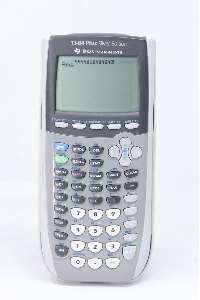 Texas Instruments TI-84 Plus Silver Edition Tested & Working