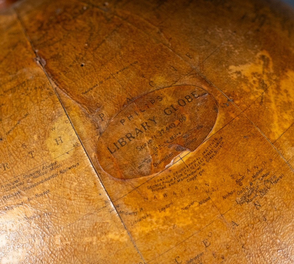 Early 20th Century Philips & Son Library Globe