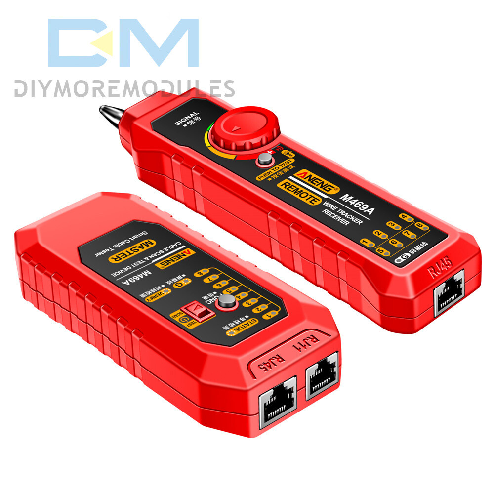 ANENG M469A Multifunctional Network Cable Tracker Networking Analyzer RJ45 /RJ11