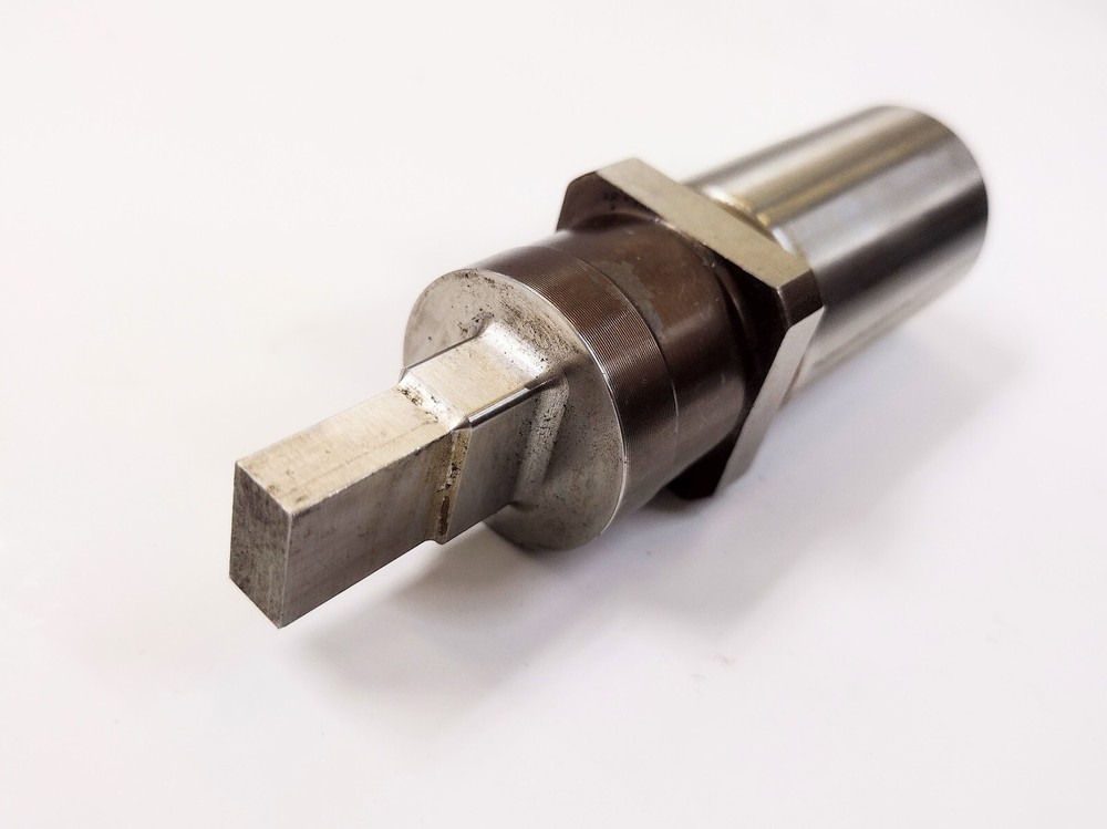 MATE .250X.500+.012" RECTANGLE PUNCH AND DIE SET 1/2"-14 THREADED