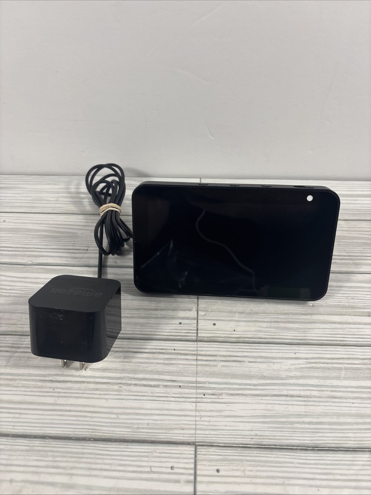 Amazon Echo Show 5 Smart Speaker Charcoal H23K37 w/AC Adapter