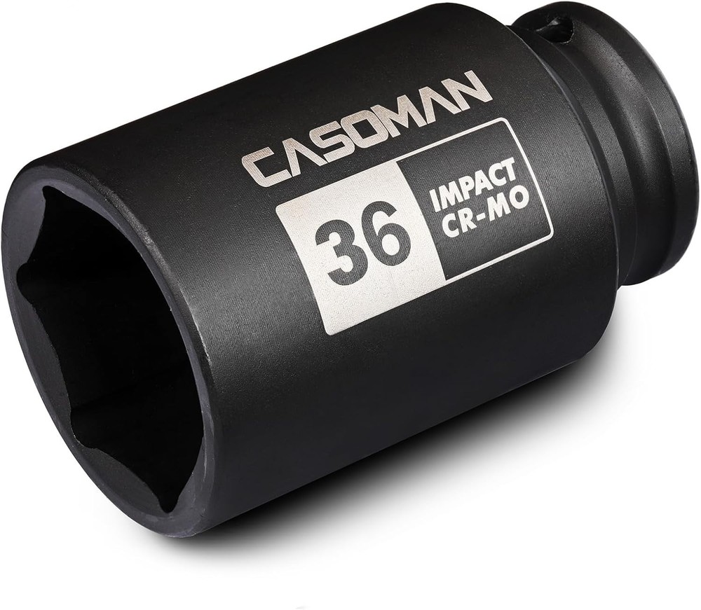 1/2" Drive x 36mm Deep Impact Socket 6PT Socket – Dado de Impacto 6 Puntas CR-MO