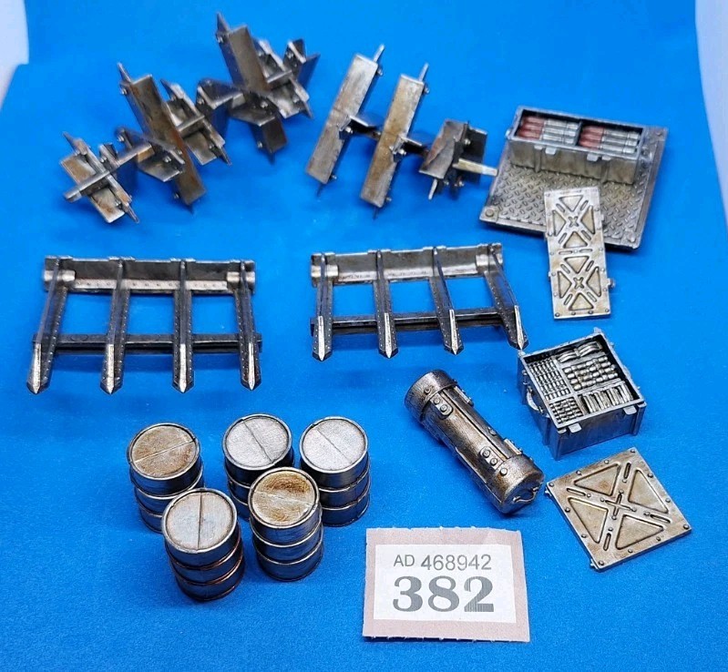 Warhammer 40k Battlefield Accessories Set Scenery Games Workshop 4th Edition OOP