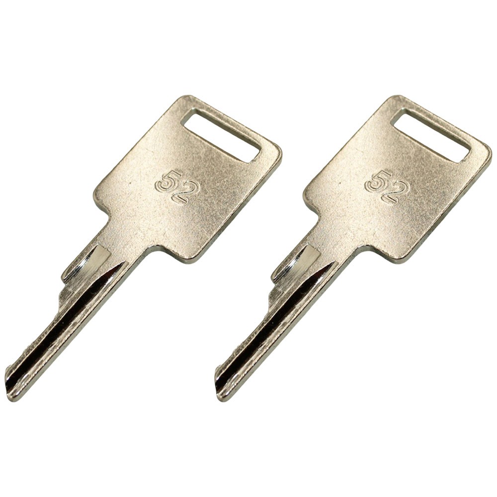 2 Heavy Equipment Keys Fits Case Backhoe & Skid Steer Loader A77313