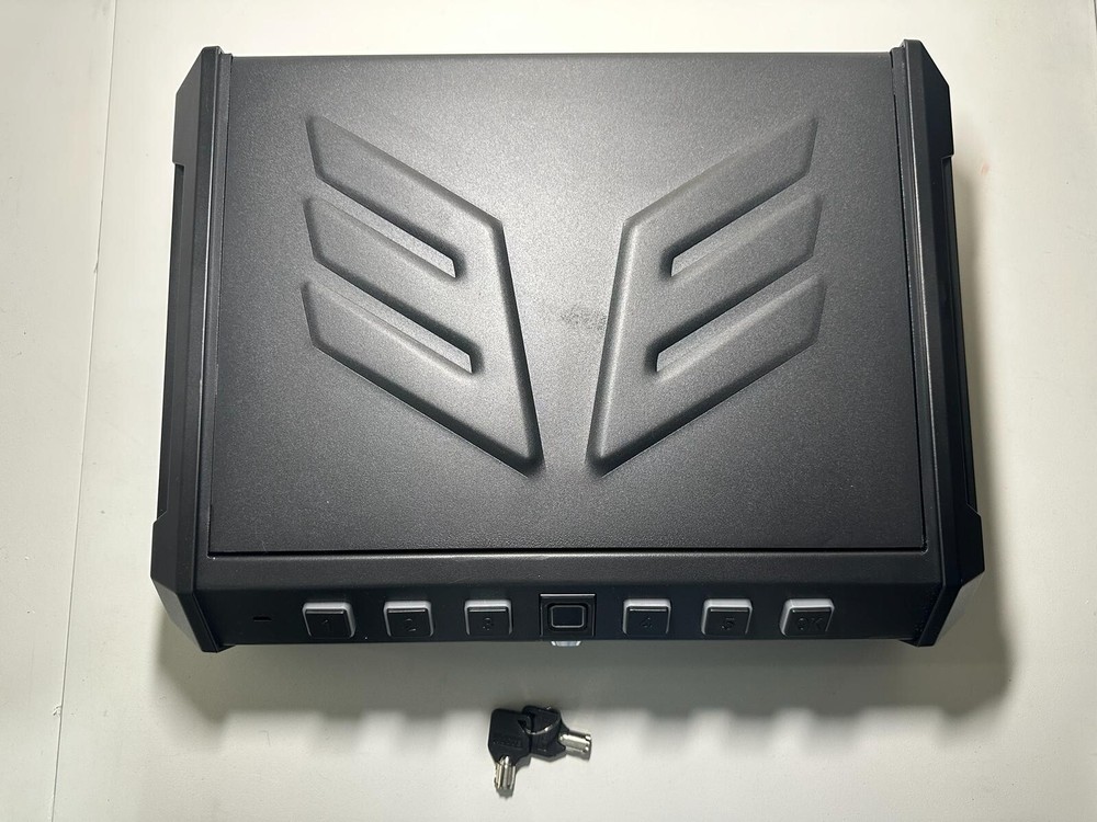 Gun Safe, Biometric Safe Box for 2 Pistols