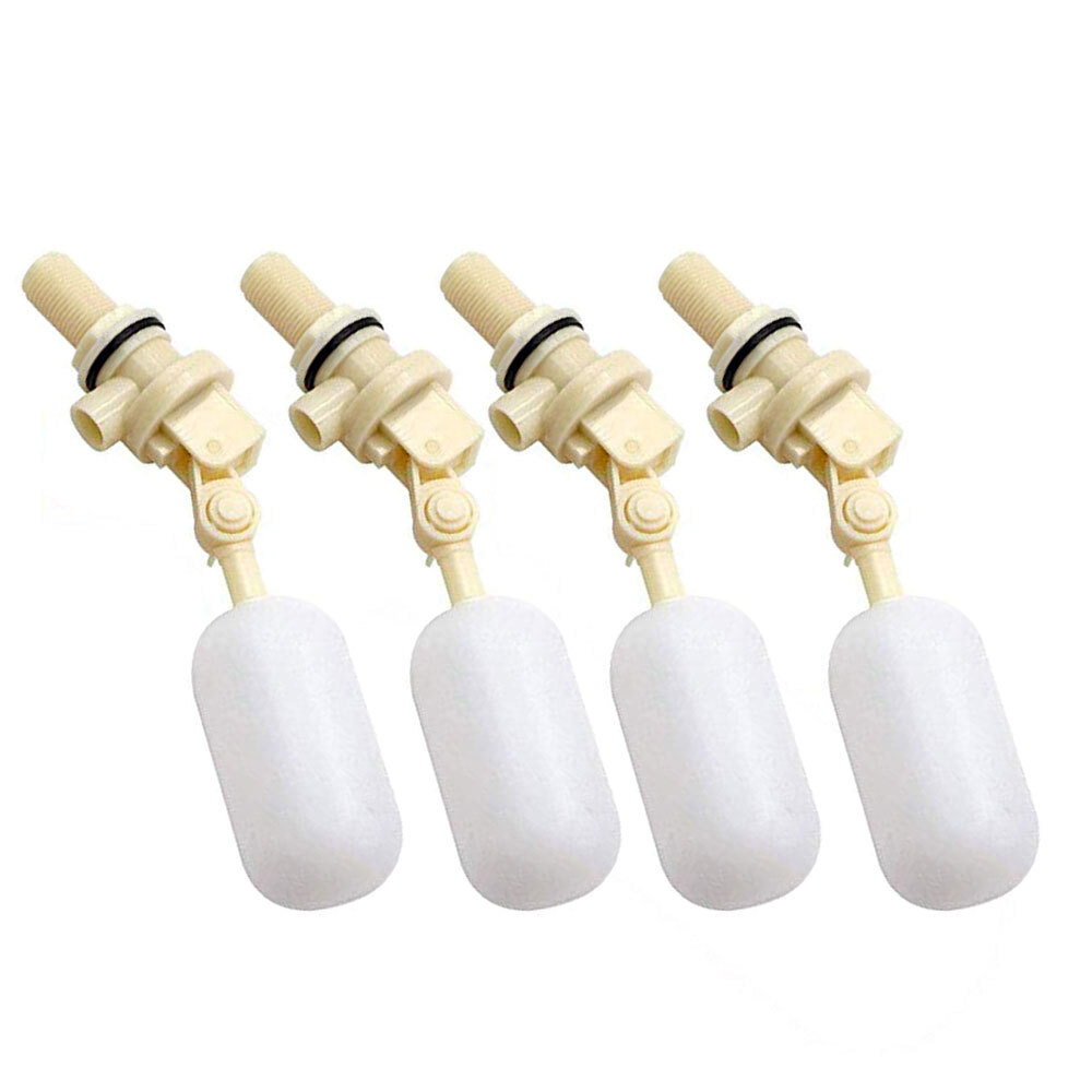 4 Pack Float Valve Stable Water Float Valve Shut Off 1/2" Automatic Waterer NEW~