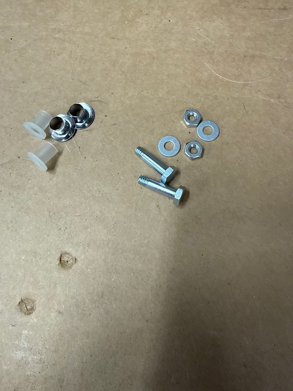 Schwinn Stingray Krate Bicycle Banana Seat Faux Q Bolts Chrome Bezels & Grommets