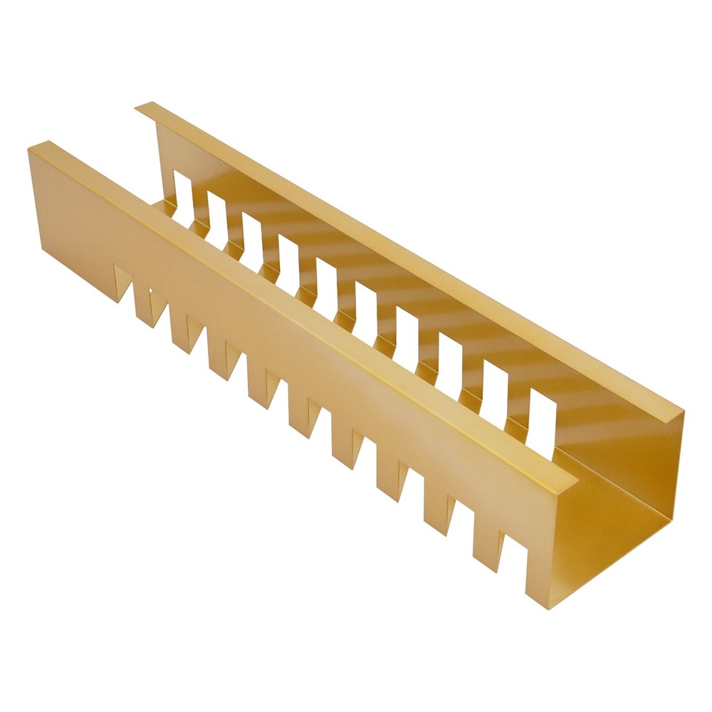Compact Tile Display Rack - 10 Slots, Slanted Design for Optimal Viewing