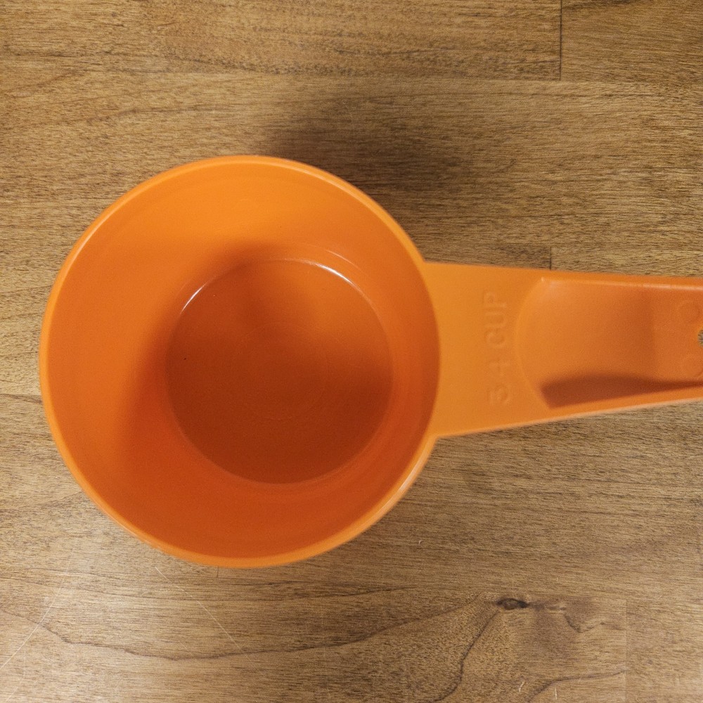 Vintage Tupperware Orange Measuring Cup 3/4 CUP Replacement
