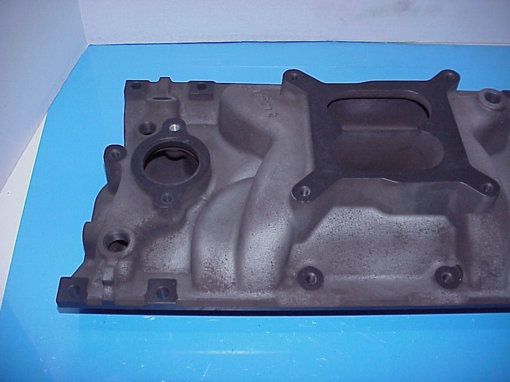 New BluePrint Dual lane Vortec Intake Manifold SB Chevy Black Anodized BRAND NEW