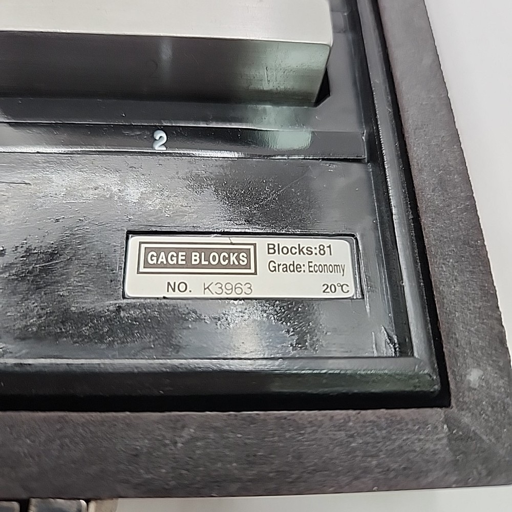 SPI Gage Block 80PC Set: .05-4" | Missing .001
