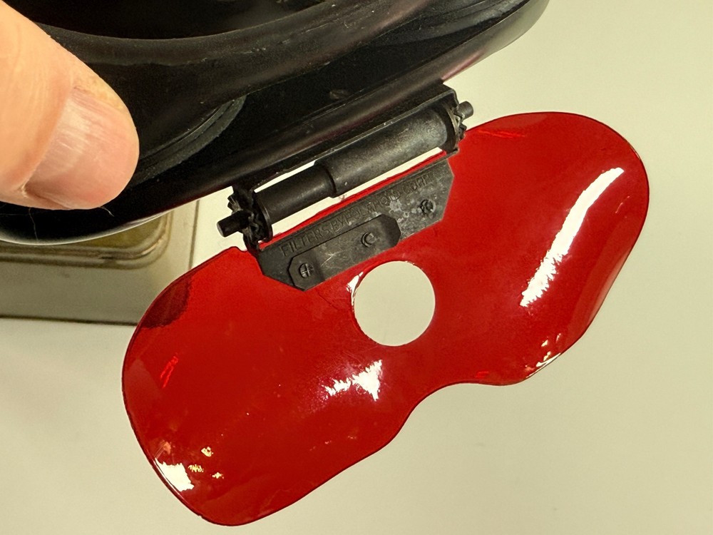 WW2 Variable Density Goggles w/ Tin glasses red visor 74-G-79-40 goggle mask