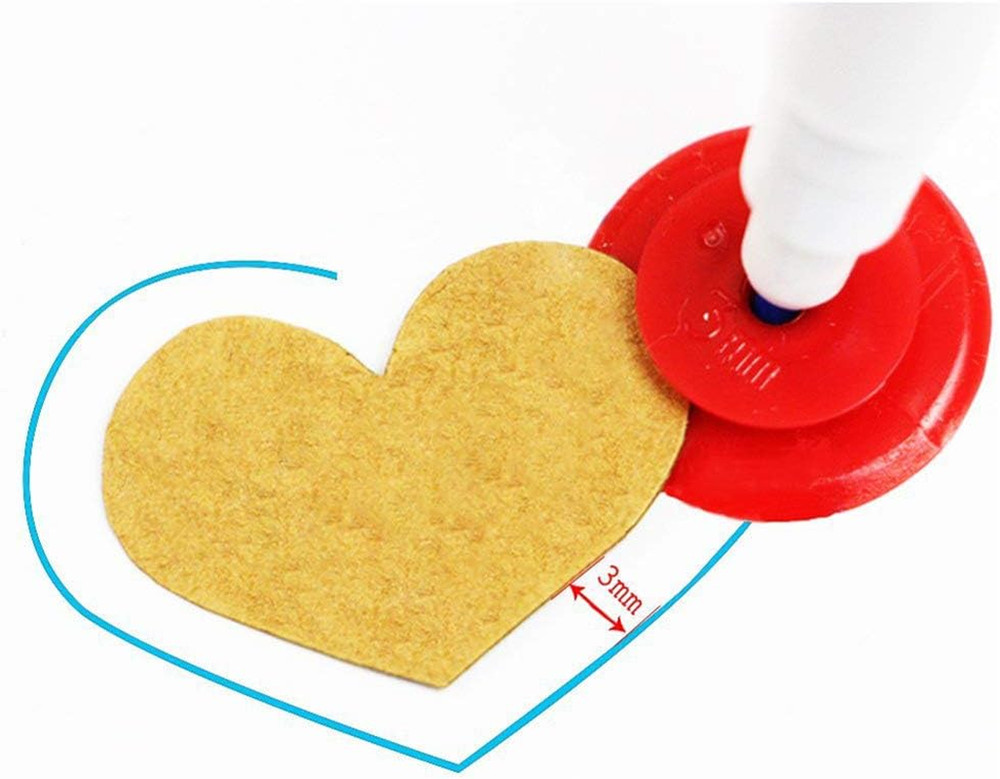 4 Different Sizes Seam Admission Marker Set,Patchwork Tracing Wheel Circle Sewin