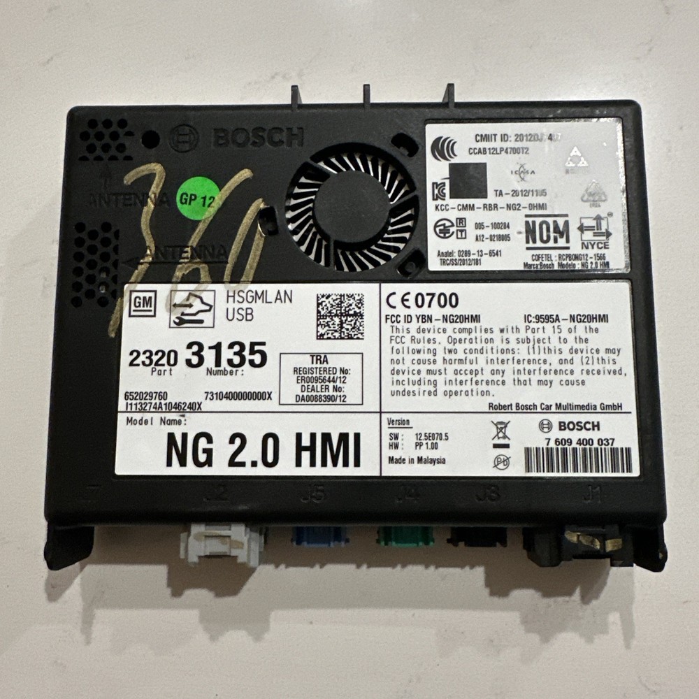 2013-2015 GM HUMAN MACHINE INTERFACE HMI MODULE OEM *UNLOCK EXTRA FEE* 23203135