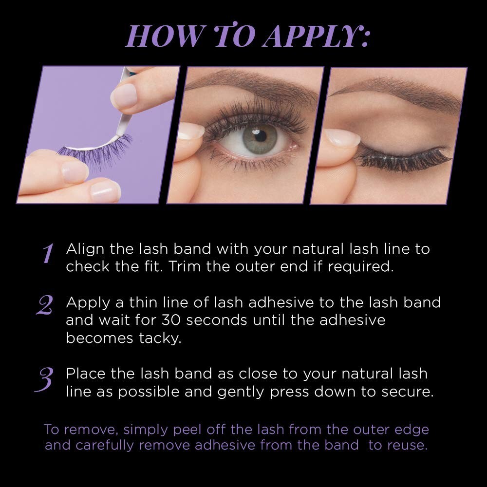 Ardell Eye Lash #114 Black (4 Pack)