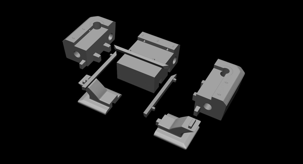 Pool table, complete with accessories, 1:5 scale, File STL OBJ for 3D Printer