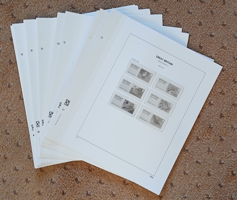 2010-2018 Great Britain Post & Go 25 Davo Hingless Pages