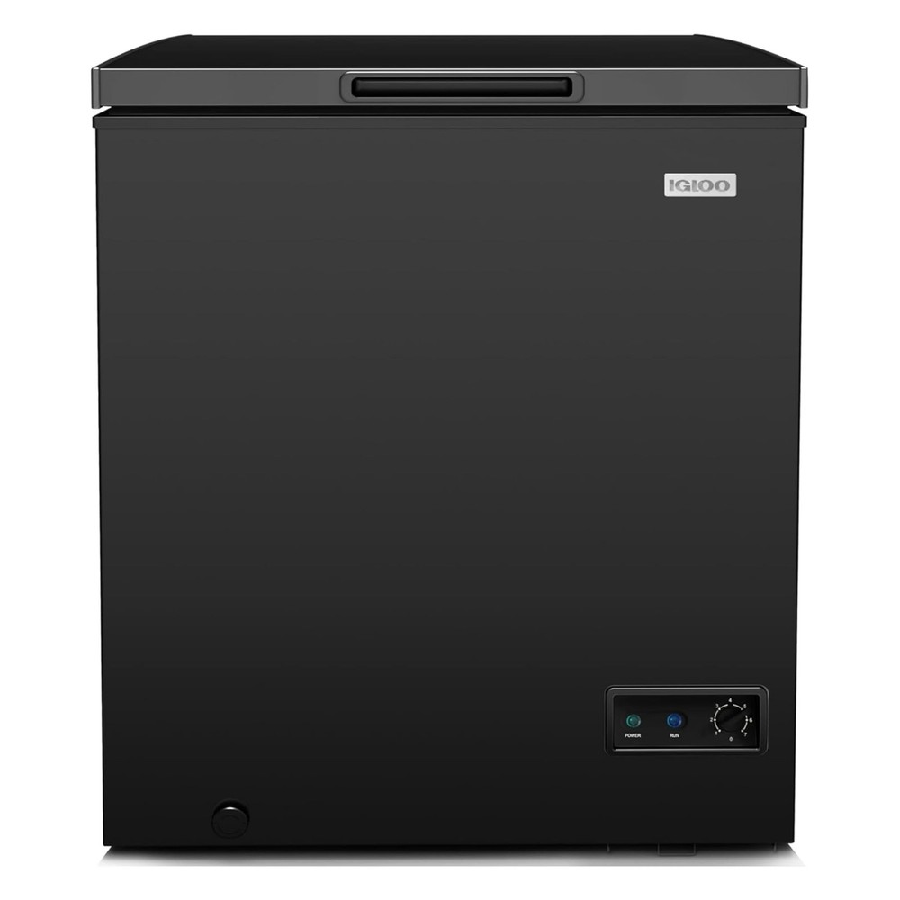 Upright Deep Freezer Chest 5.0 Cu Ft Igloo Adjustable Led Quick Freezing System
