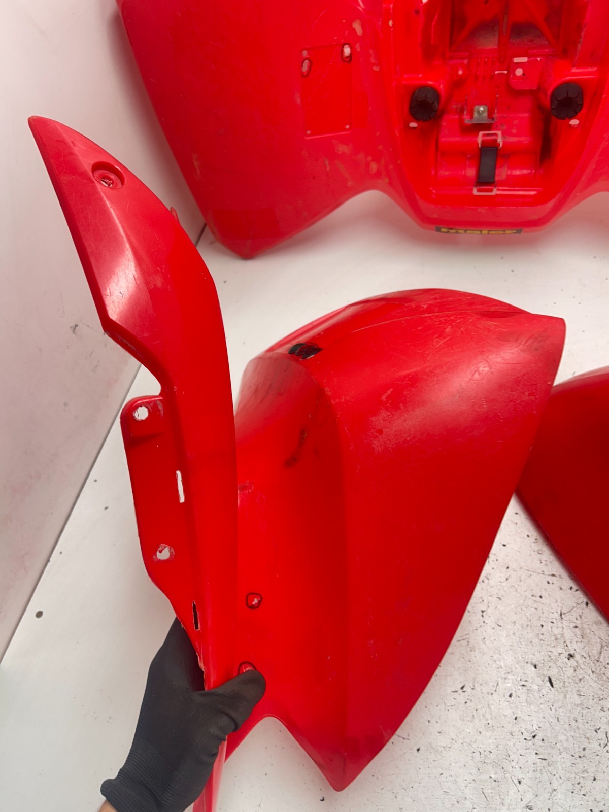 07 Honda Sportrax TRX250EX Trx 250 Ex OEM Plastic Fender Fairing READ DESCRIPTIO