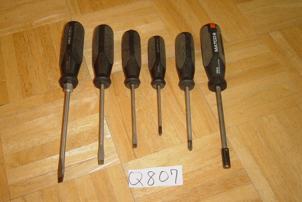 MATCO TOOLS 6 PIECE SCREWDRIVER & BIT DRIVER SET