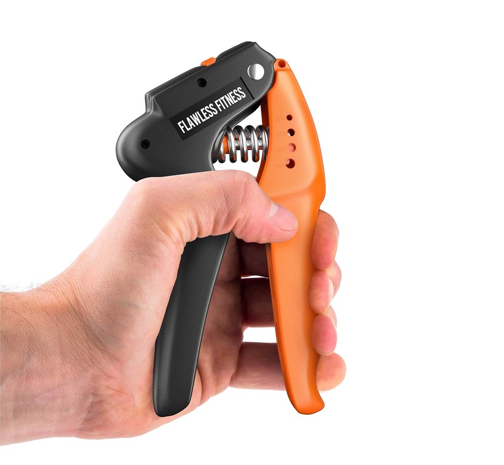 Hand Grip Strength Trainer Exerciser - Adjustable Orange