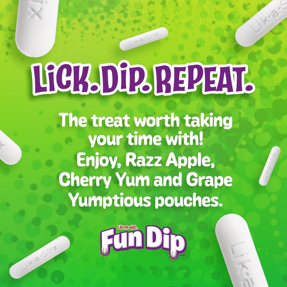 Fun Dip, Assorted Flavor Party Pack, 0.43 Ounce Packets (48 Count)