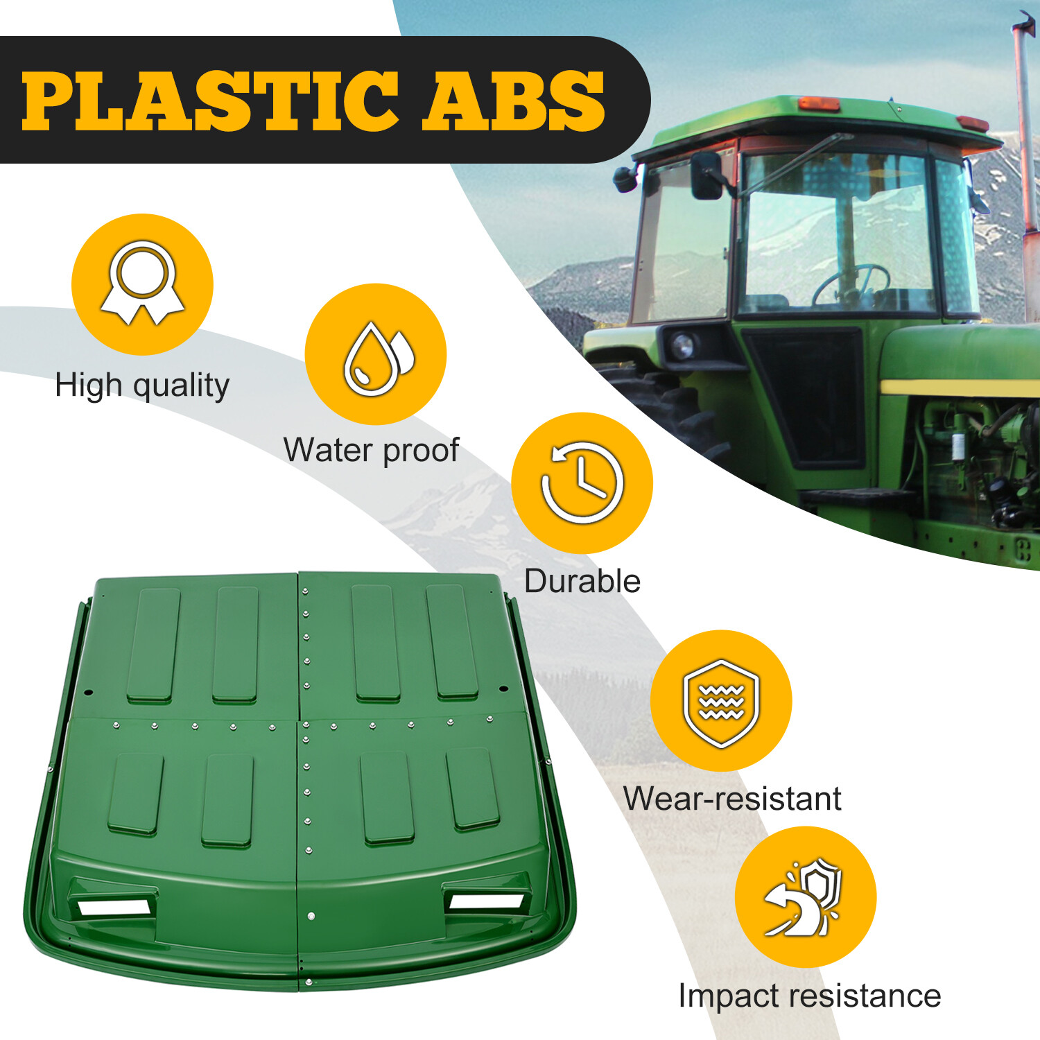 For John Deere 4430 4650 2350 2850 2950 2955 3155 4030 Tractors Cab Roof