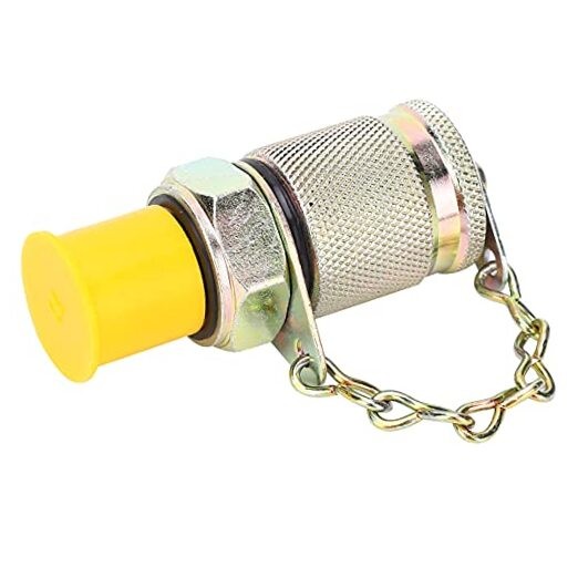 2Pcs Hydraulic Pressure Test Coupling Kit, High Pressure Hose Fitting