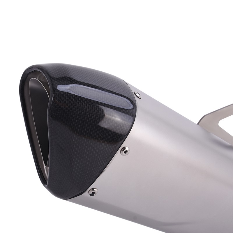 S1000XR 2020-2026 for BMW Slip On Exhaust Muffler Pipe Real Carbon Fiber Tips