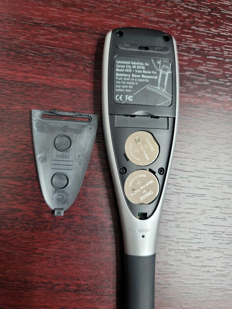 CALCULATED IND SCALE MASTER PRO ADVANCED DIGITAL PLAN MEASURE 6025, PREOWNED