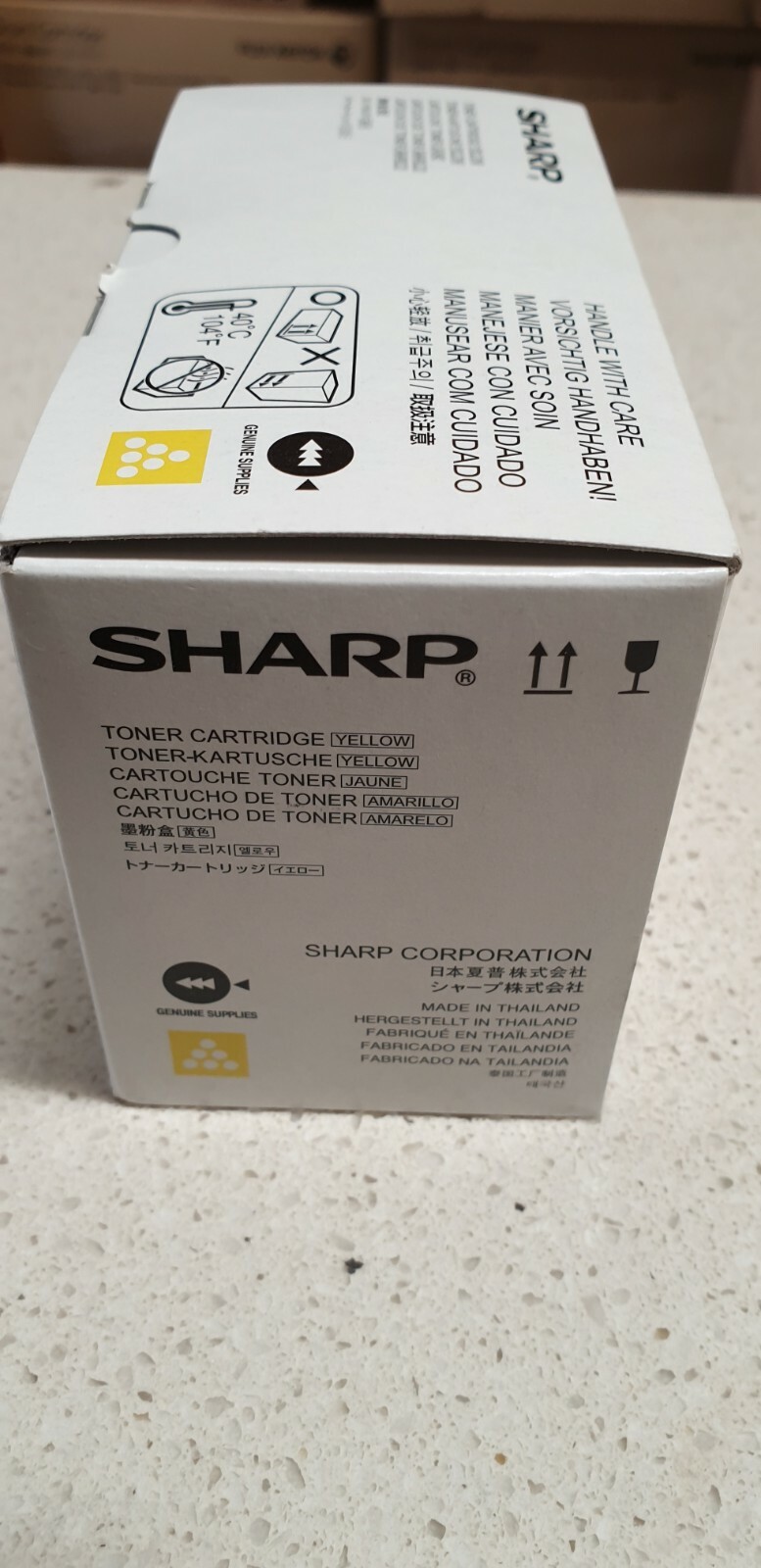 Genuine Sharp MX-C30GT-Y Yellow Toner for MX C250F, MX C300W, MX C301W Brand New