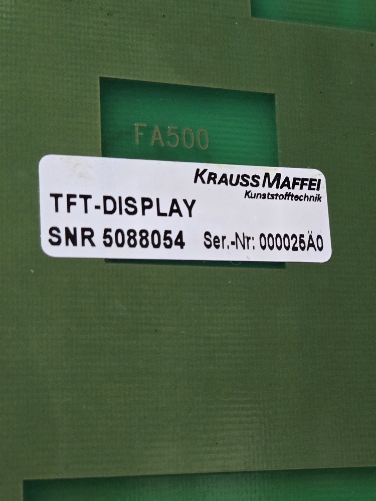 KRAUSS MAFFEI MC4 INJECTION MOLDING PRESS CONTROL OPERATOR PANEL.