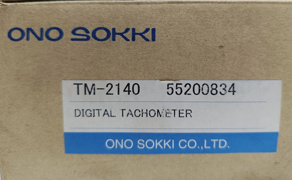 Ono Sokki TM-2140 Digital Tachometer Panel Mount Comparator Unit 100-240VAC