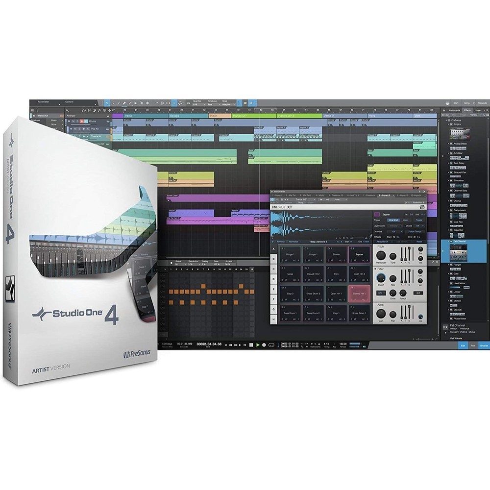Presonus AudioBox 96 USB 2.0 Audio Interface Studio Bundle with Software