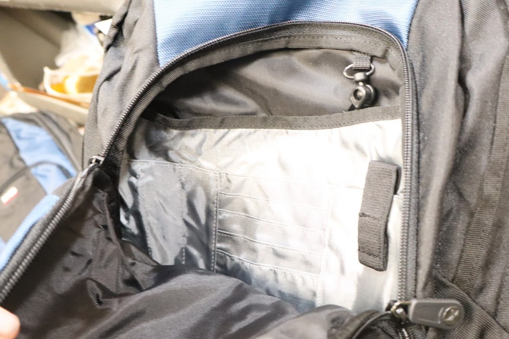 eddie bauer guide backpack Triple compartment Blue Vintage
