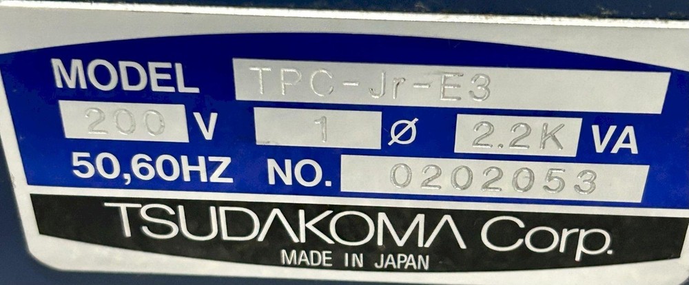 Tsudakoma TPC-Jr-E3 Rotary Table Indexer Controller