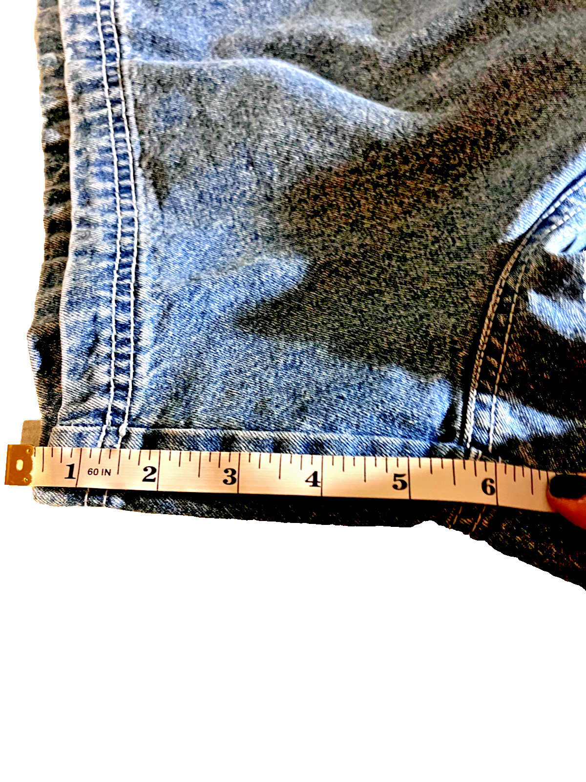 Revolt Ladies Vintage Medium Wash "Bareback" Shorts SIZE 22