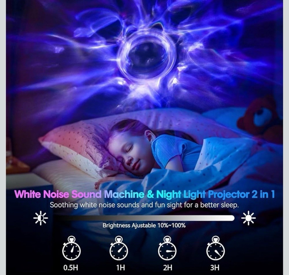 Robot Galaxy Lights Projector, APP Control Star Projector Nebula