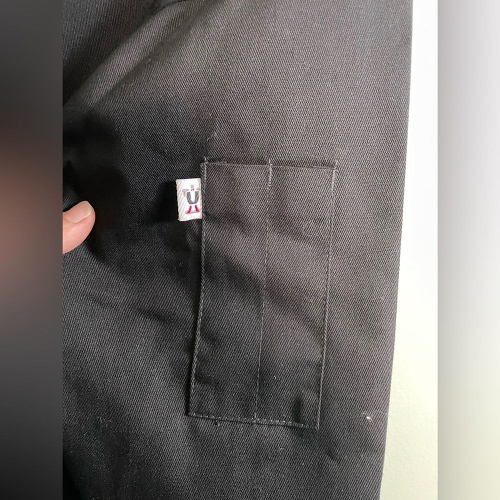 Uncommon Threads Unisex Black Classic Chef Coat