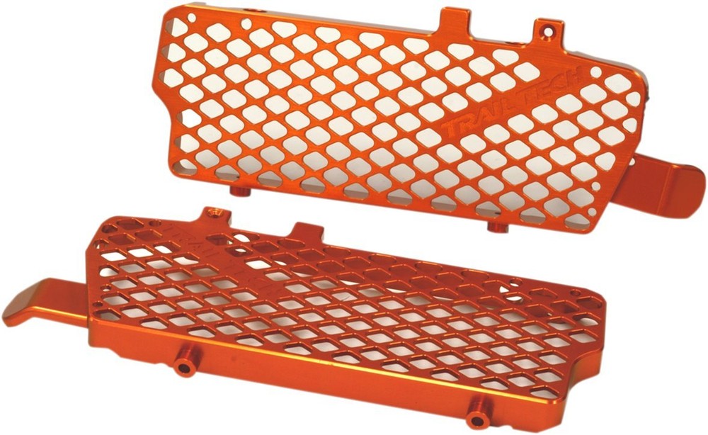 Trail Tech Orange Radiator Guard Set (0150-RB03)