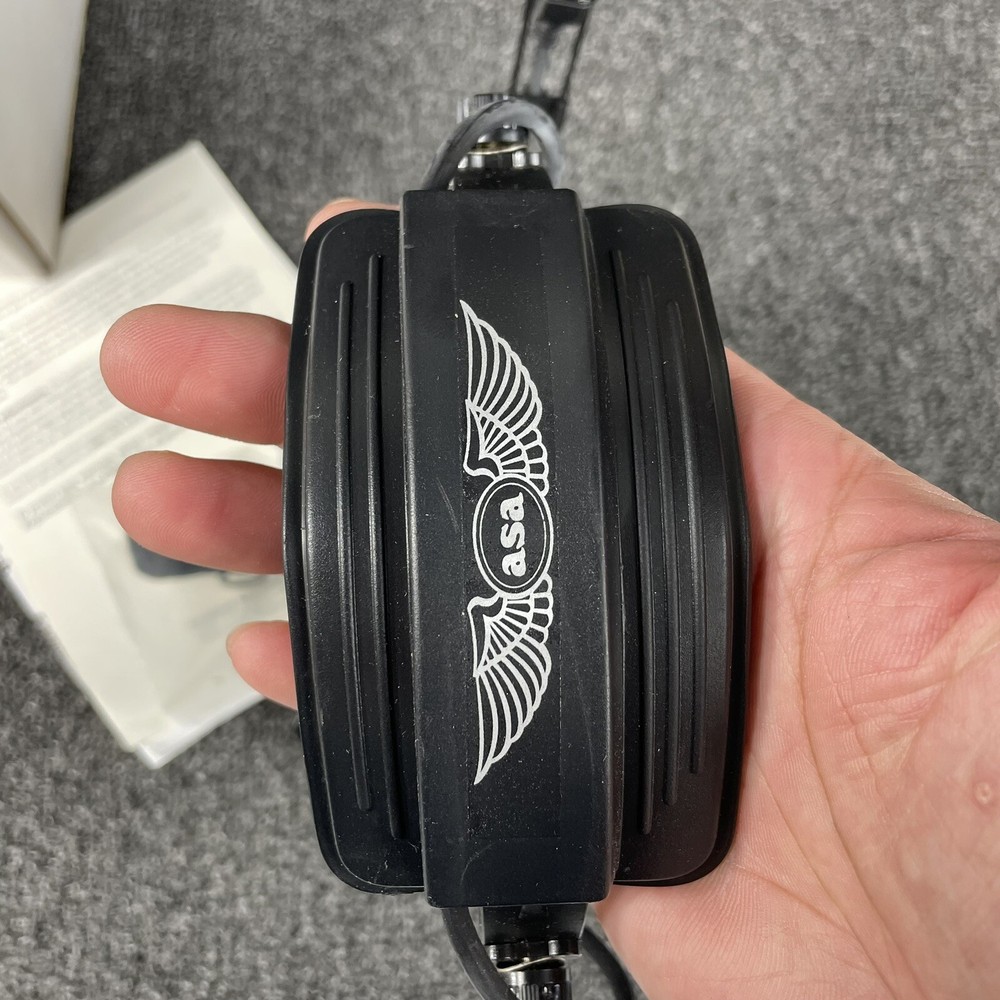 ASA Air Classics HS-1A Aviation Headset Headphones (untested)