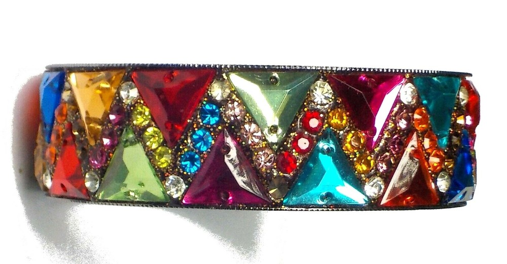 Bracelet Multicolored Crystals Bangle